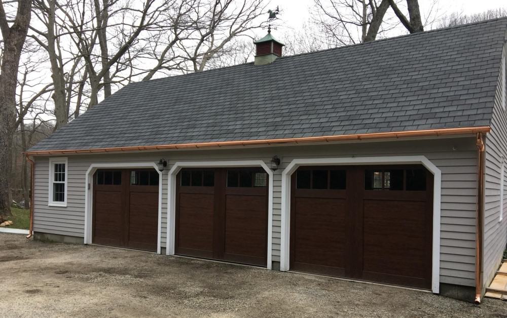 Garage Gutter Bronze