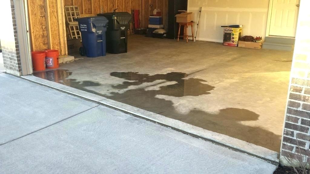 Water Leaking under Garage